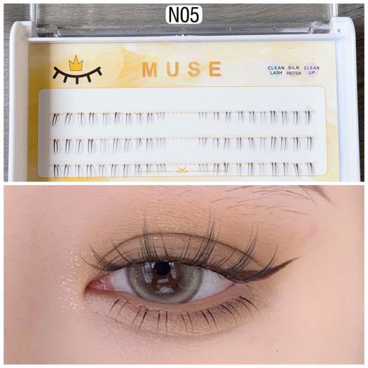 Lông Mi Dưới Tách Sợi Muse