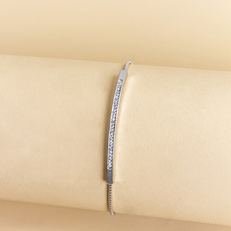 Vòng Tay Hợp Kim Đính Đá Có Thể Điều Chỉnh Kích Thước YGT Dành Cho Cặp Đôi