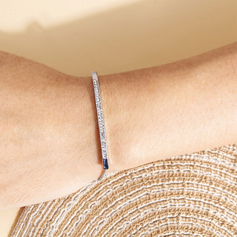 Vòng Tay Hợp Kim Đính Đá Có Thể Điều Chỉnh Kích Thước YGT Dành Cho Cặp Đôi