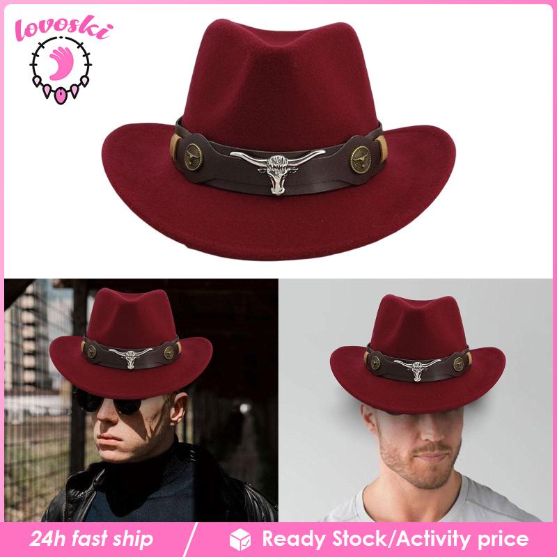 Mũ Cao Bồi Vành Rộng Trọng Lượng Nhẹ Thời Trang Unisex