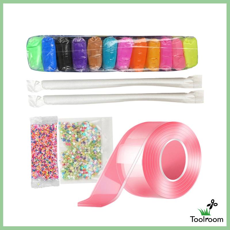 Cuộn Băng Keo Hai Mặt 1M Dùng Làm Đồ Thủ Công Cho Bé