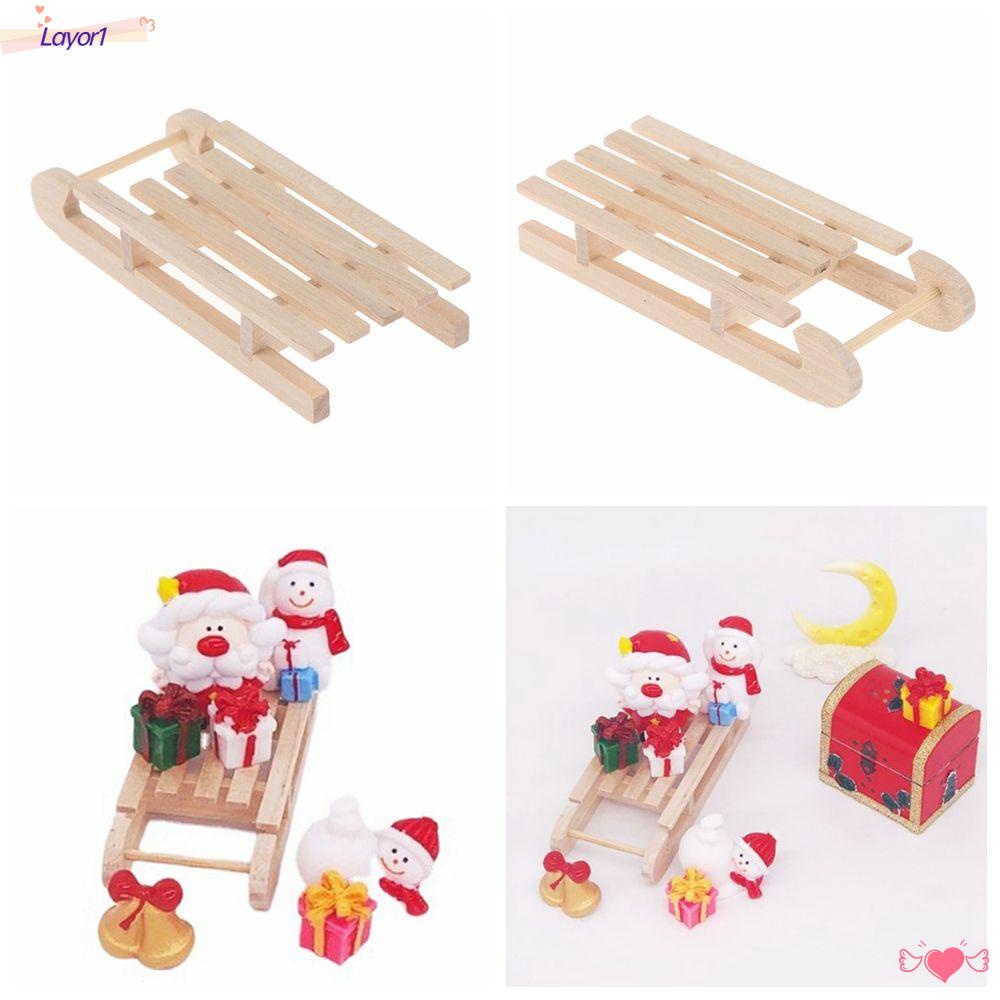 LAYOR1 Mô Hình Ngôi Nhà Tuyết Mini Trang Trí Tiểu Cảnh