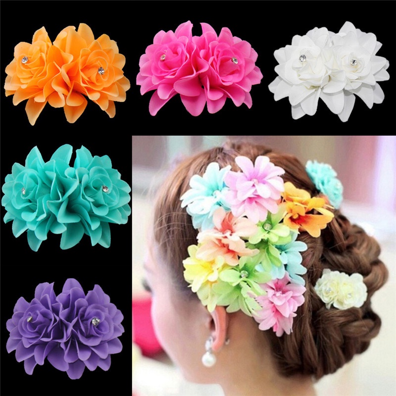 Kẹp Tóc Hình Hoa Thời Trang Cho Nữ