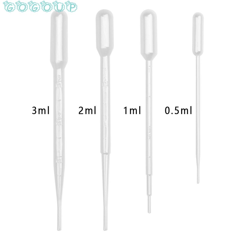 GOGOUP 100 / 250 Ống Nghiệm Trong Suốt Dùng Một Lần Đa Năng Tiện Dụng