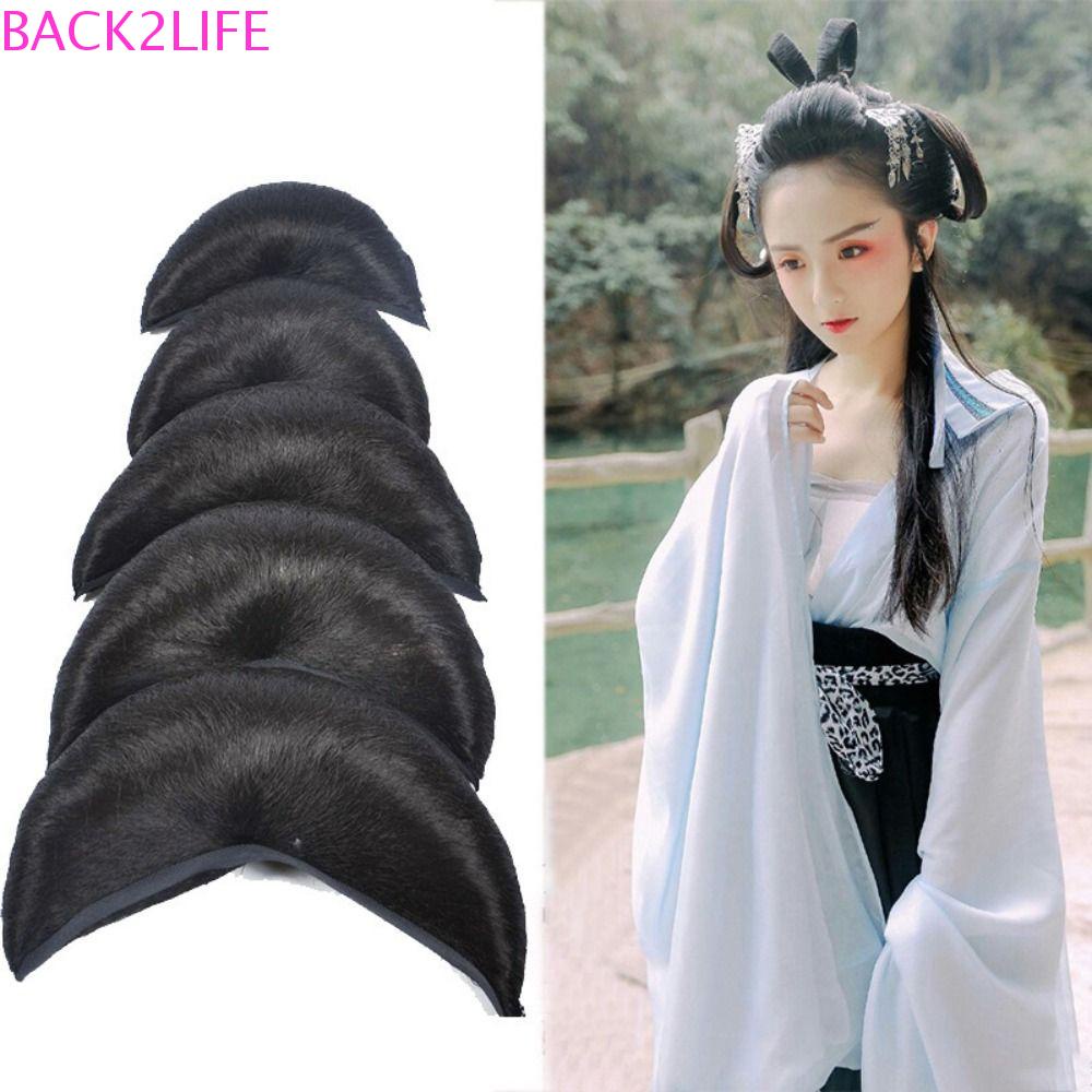 BACK2LIFE Trâm Cài Tóc Giả Màu Đen Phong Cách Hanfu Cổ Điển Cho Nữ