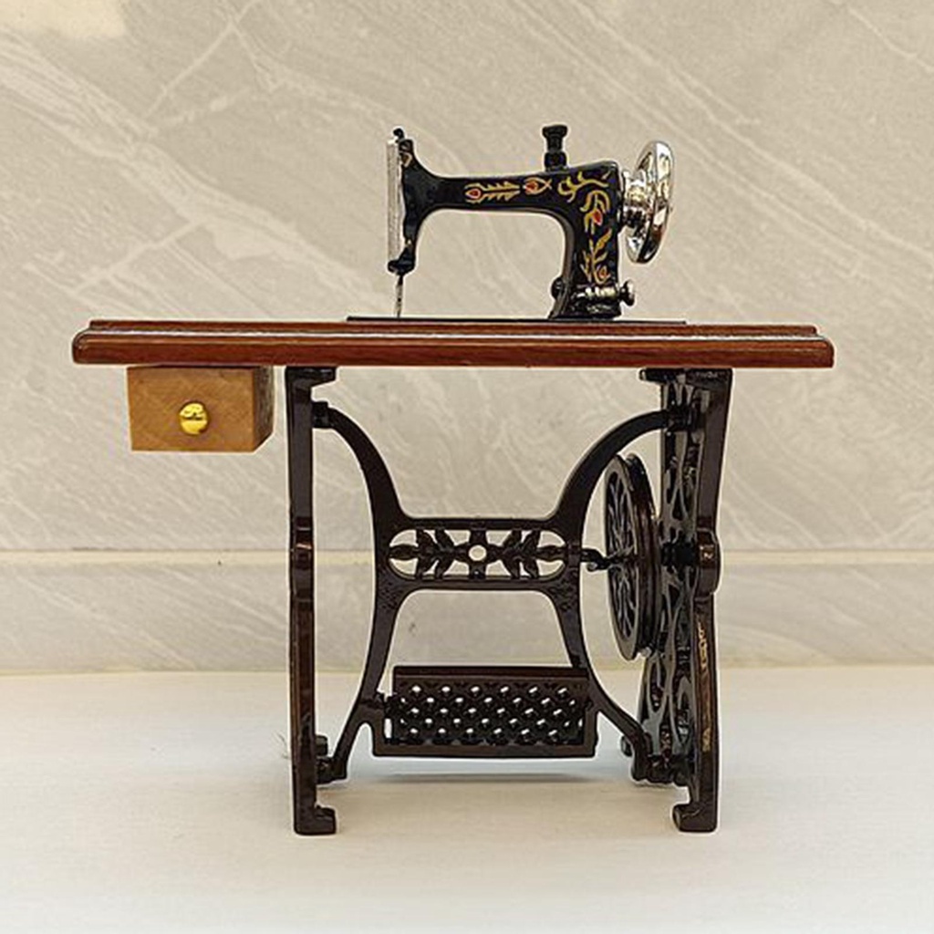 Máy May Mini Trang Trí Nhà Búp Bê