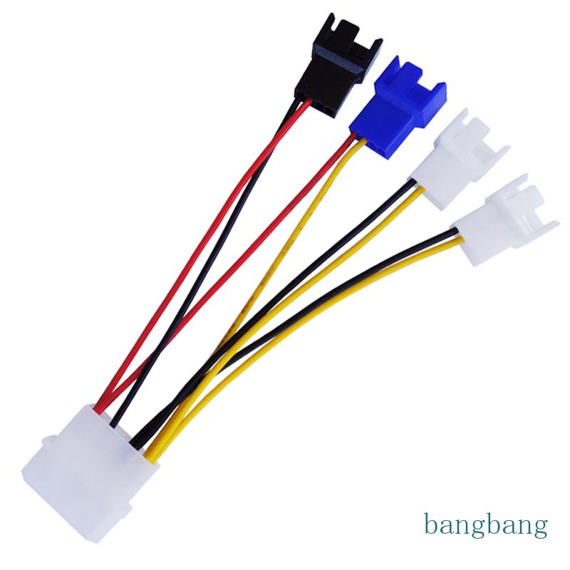 Cáp Nối Dài Chuyển Đổi Từ 1 Sang 4 Tuổi Cho Quạt Máy Tính PC