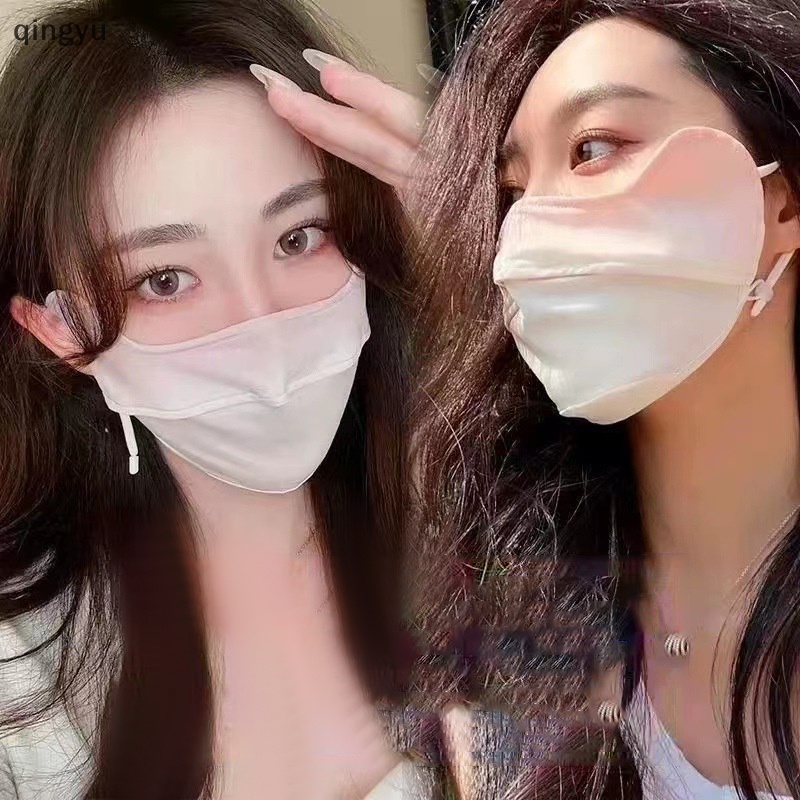 Mặt Nạ Lụa Chống Nắng Bảo Vệ Mắt Khỏi Tia UV Cao Cấp Thời Trang Dành Cho Mùa Hè