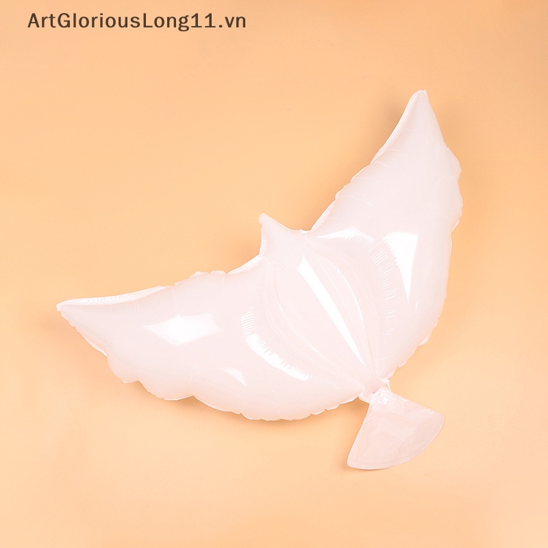 1 Bong Bóng Trang Trí Hình Chim Bồ Câu Màu Trắng Thân Thiện Với Môi Trường