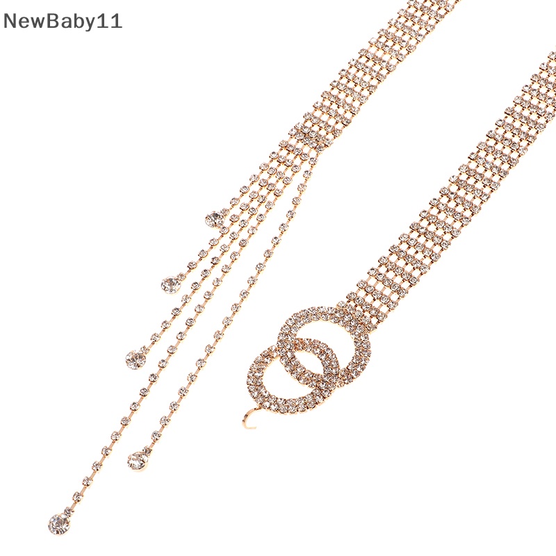 Thắt Lưng Đính Kim Cương Pha Lê Sang Trọng Thời Trang Cho Nữ