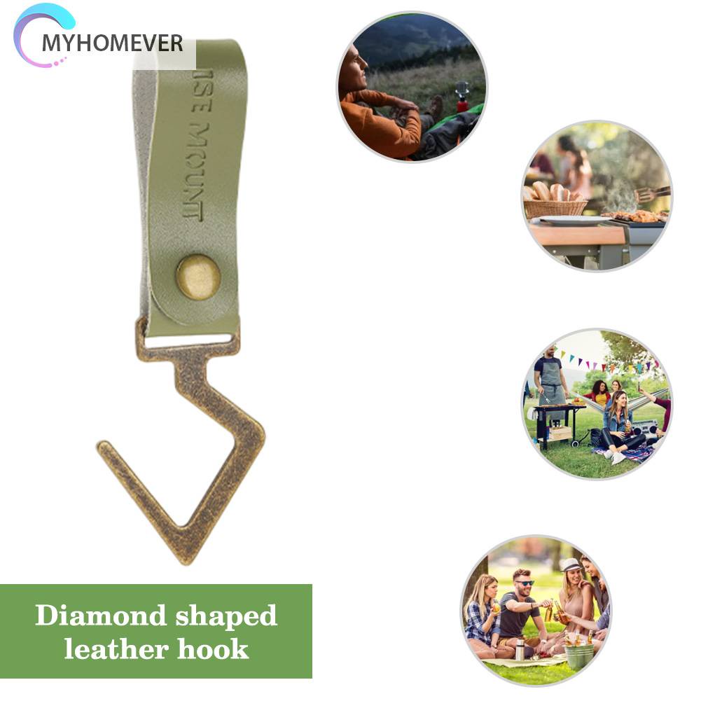 Móc Khóa Cắm Trại Hình Chữ S Phong Cách Retro