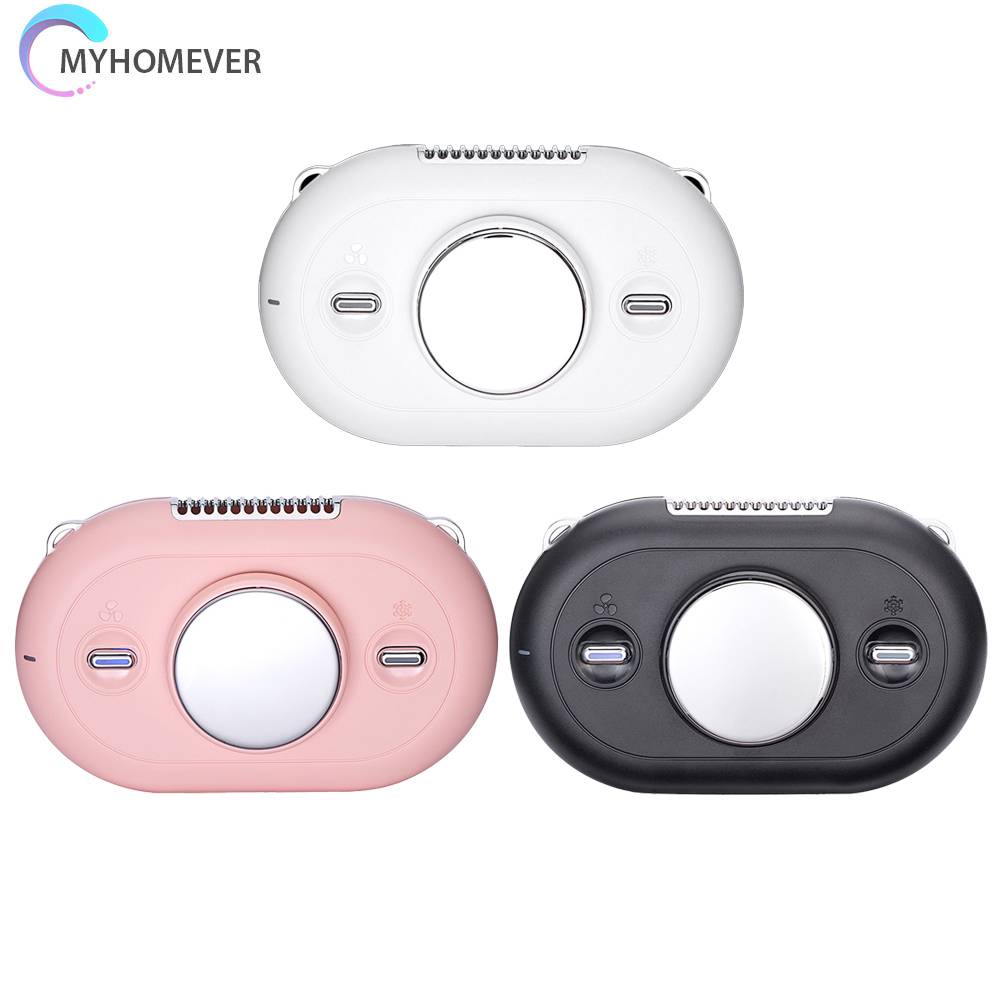 Quạt Điện Đeo Cổ 3 Tốc Độ Nhỏ Gọn Tiện Lợi Dành Cho Đi Du Lịch