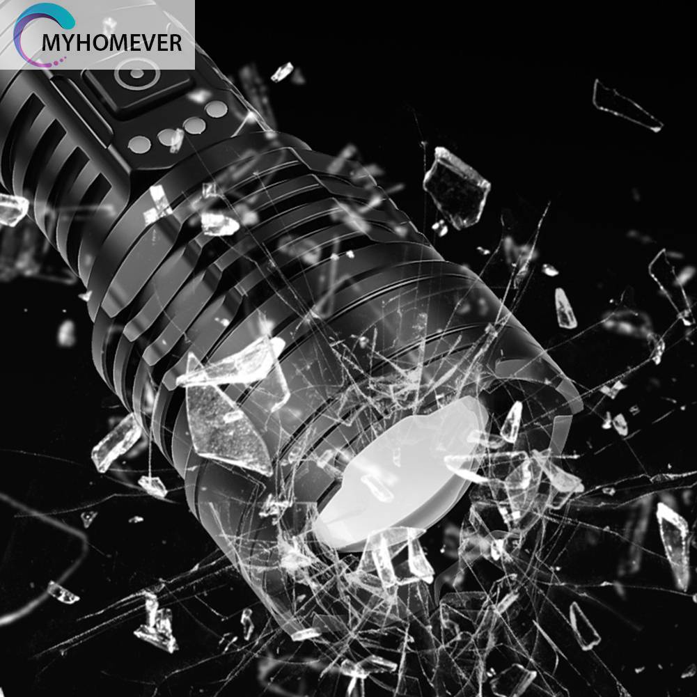 Đèn Pin Cầm Tay 2500LM Sạc Được Loại C Dùng Khi Đi Cắm Trại