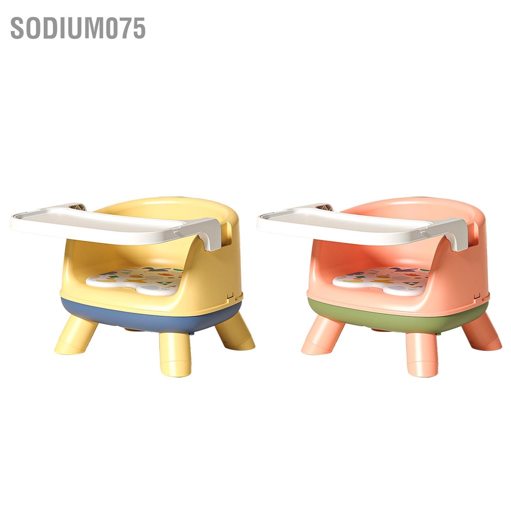 Sodium075 Bàn Ăn Cho Bé Ghế Đa Năng Khay Tự Đựng Trẻ Mới Biết Đi