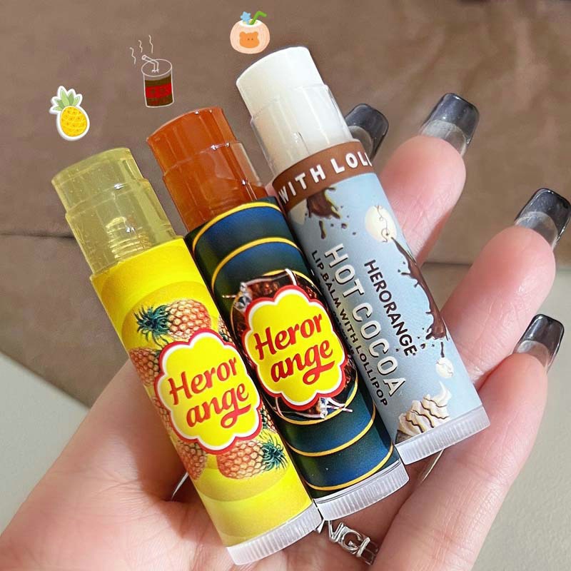 1 Son Dưỡng Môi Hương Trái Cây Dưỡng Ẩm Lâu Trôi Nuôi Dưỡng Giảm Đường Viền Môi Chống Lão Hóa Chống Khô Môi