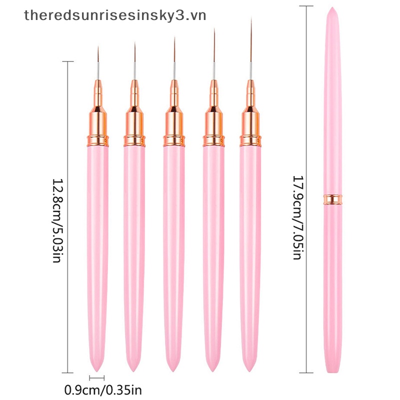 1 Cây Bút Vẽ Móng Nghệ Thuật 3D DIY Acrylic UV
