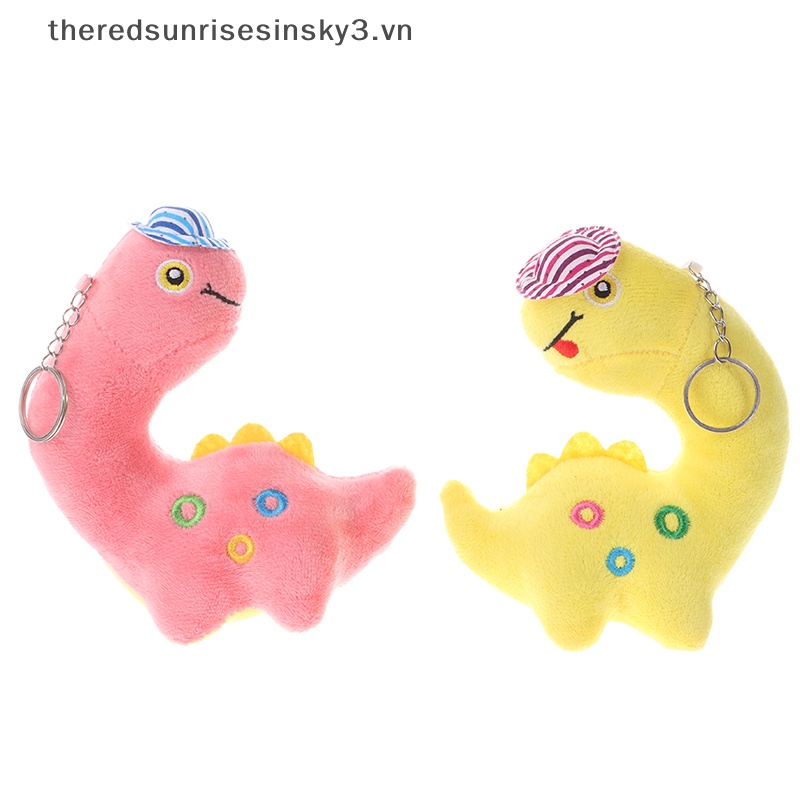 1 Móc Khóa Khủng Long Nhồi Bông 15cm Dễ Thương