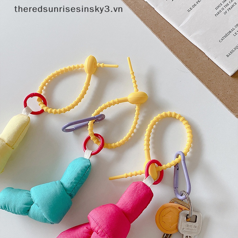 Móc Khóa Hình Thú Nhồi Bông Mềm Mại Thời Trang