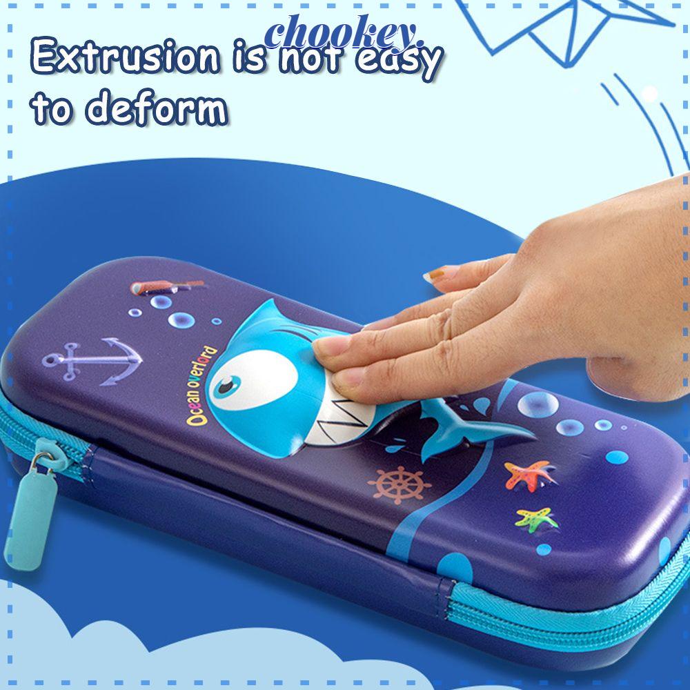 CHOOKEY Hộp Đựng Bút EVA 3D Chống Thấm Nước Tiện Dụng Cho Học Sinh