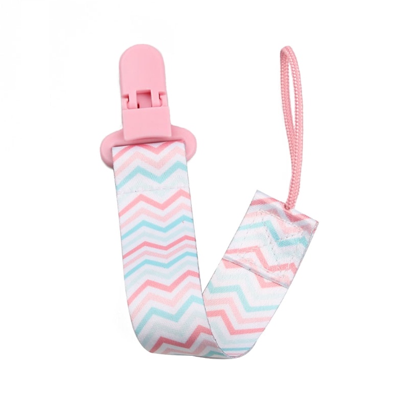 Dây Đeo Núm Vú Giả Chống Rơi Họa Tiết Hoạt Hình Đáng Yêu Cho Bé