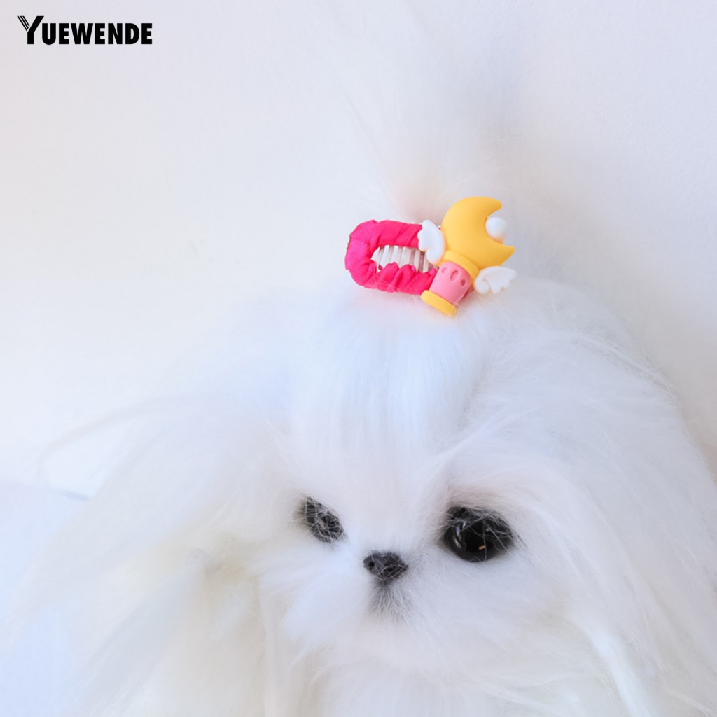 Kẹp Nơ Trang Trí Trọng Lượng Nhẹ Bắt Mắt Cho Thú Cưng