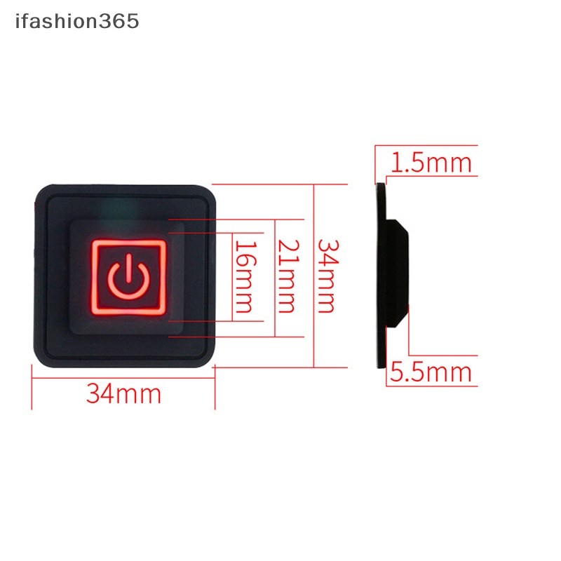 Nút Công Tắc 3 Số 5V-15V Bằng Silicon Chống Thấm Nước Thời Trang ifashion365