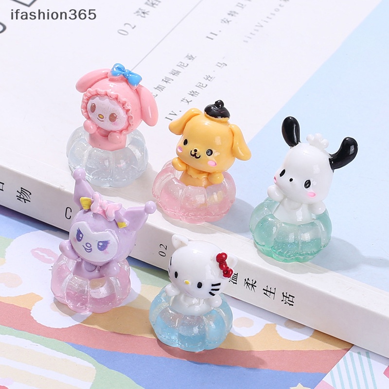 1 Vòng Phao Bơi mini Bằng Nhựa Phát Quang Trang Trí Nhà Búp Bê Thời Trang ifashion365