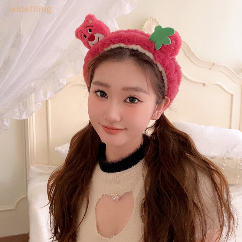 Băng Đô Tai Gấu / Ếch Hồng Bằng Lông Cừu Dễ Thương Dành Cho Bé Gái Hóa Trang