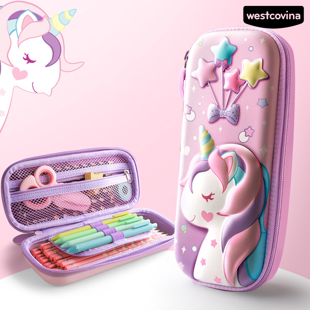 [WSTN] [WSTN]✎Hộp Đựng Bút EVA Tạo Hiệu Ứng 3D Họa Tiết Thỏ Hoạt Hình Dễ Thương