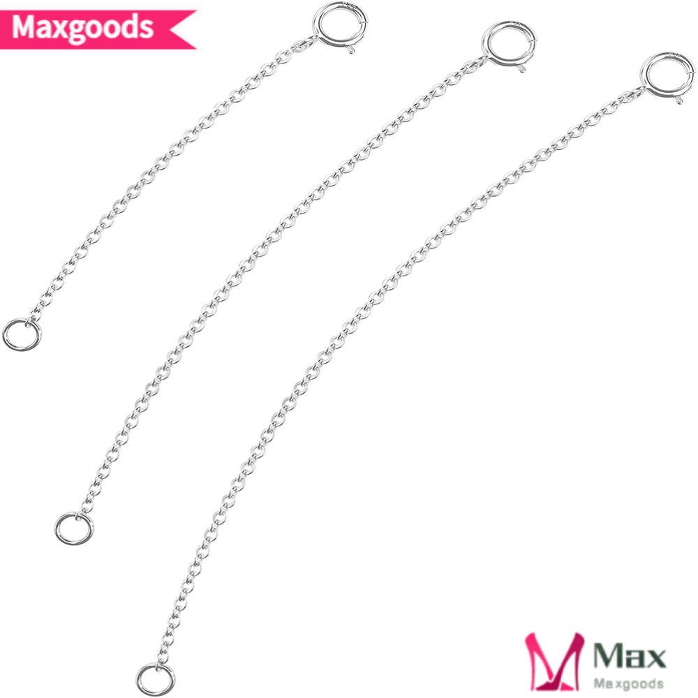 MAXG Dây Nối Dài Vòng Cổ 4inch 3inch 2inch Bằng Bạc Bền Cho Nữ