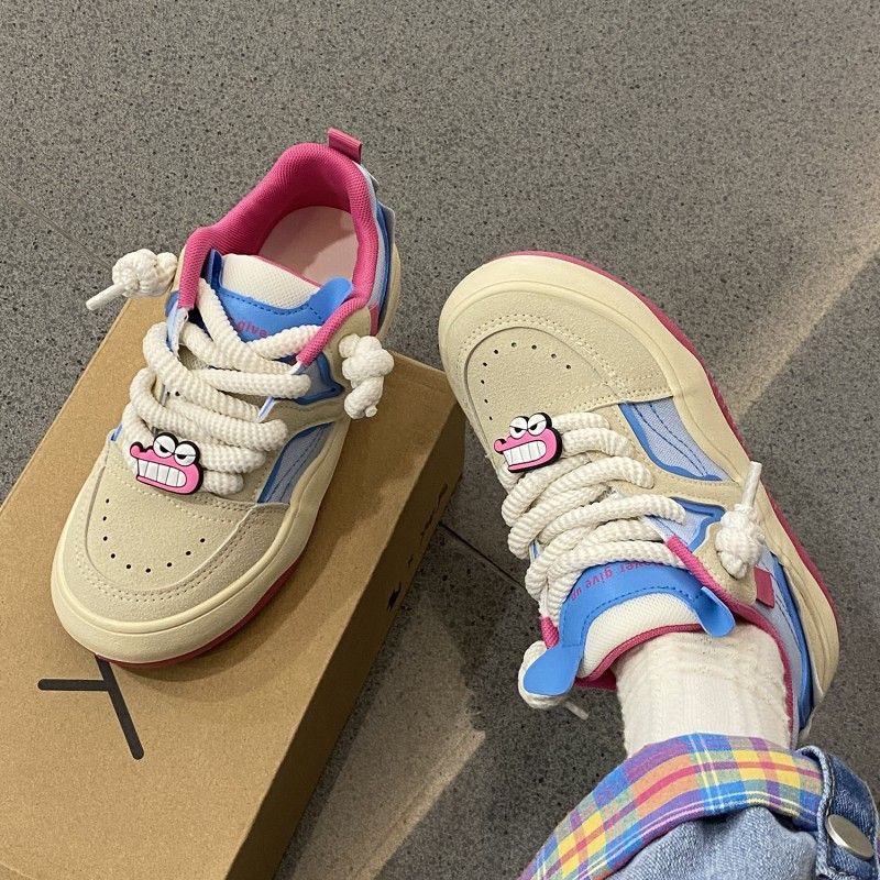 Giày Thể Thao Vải canvas Đế Dày Thoáng Khí Phong Cách Nhật Bản Dễ Thương Thời Trang Mùa Hè Cho Nữ