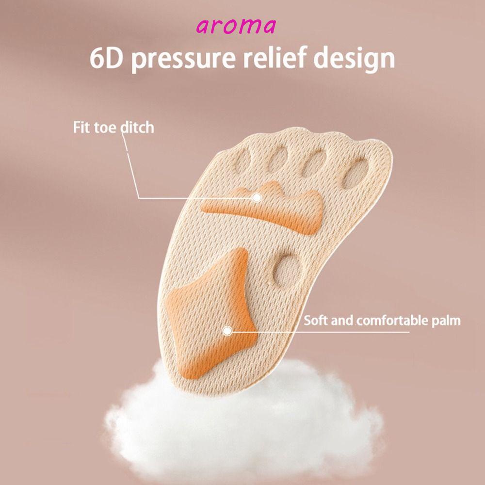 AROMA Miếng Lót Giày Cao Gót Mềm Mại Chống Trượt Có Thể Điều Chỉnh Kích Cỡ Dành Cho Nữ