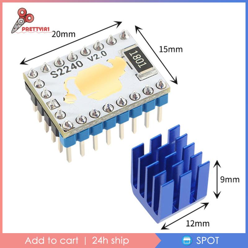 Mô Đun Điều Khiển Động Cơ Bước Tmc2240 Cho Máy In 3D 1A RMS 3A Peak 36V DC