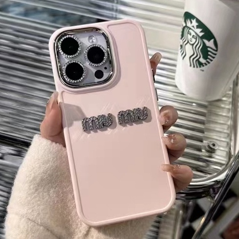 Ốp Điện Thoại tpu Mềm Hình MIUMIU 3D Cho Iphone 15 Pro max 14 pro max 14 plus 13 pro max 12 pro max 11 pro max 15 Pro XSMAX XR X