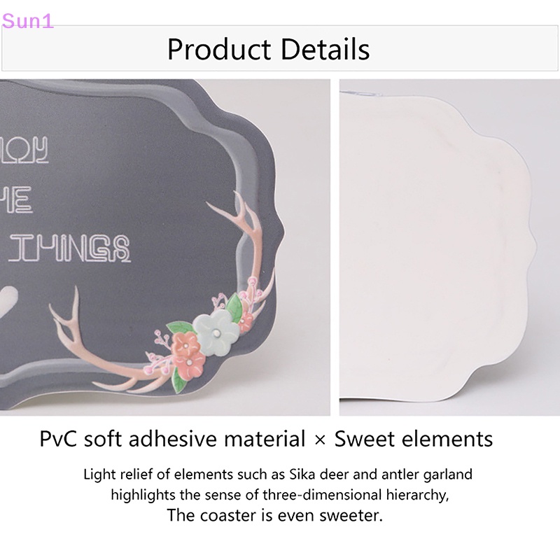 Thảm Lót Điện Thoại Chống Trượt Chịu Nhiệt Độ Cao In Họa Tiết Hoạt Hình Đáng Yêu Dùng Trong Xe Hơi Sun1