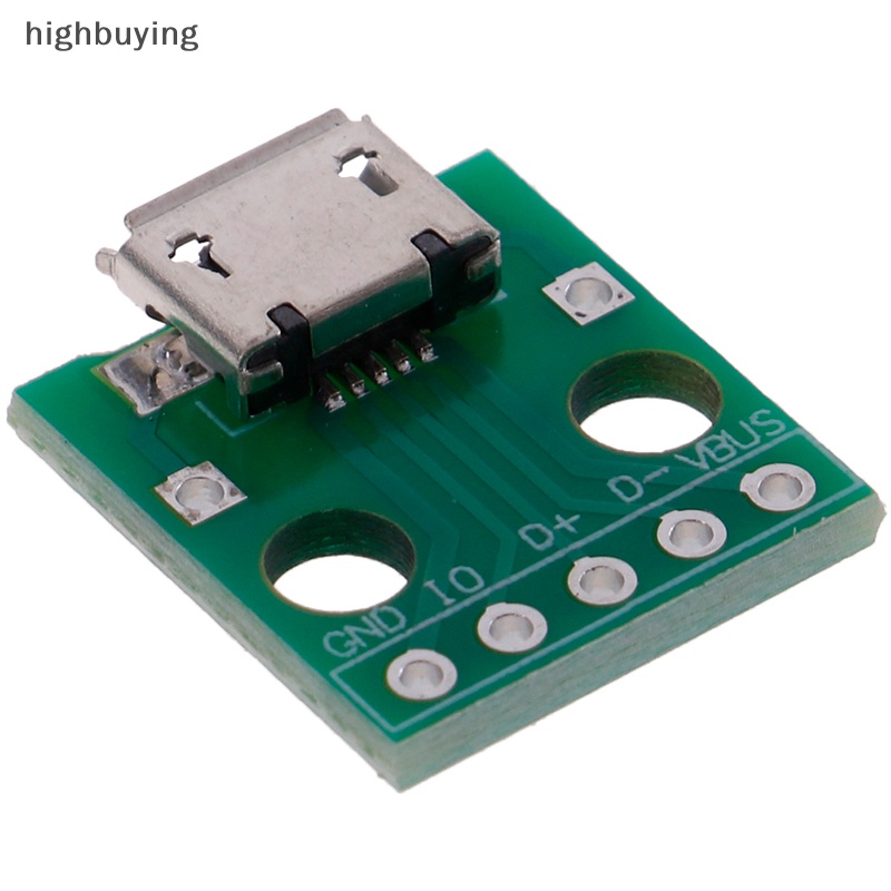 Bộ 10 Bảng Mạch Chuyển Đổi MICRO USB Sang DIP 5Pin Female Mới