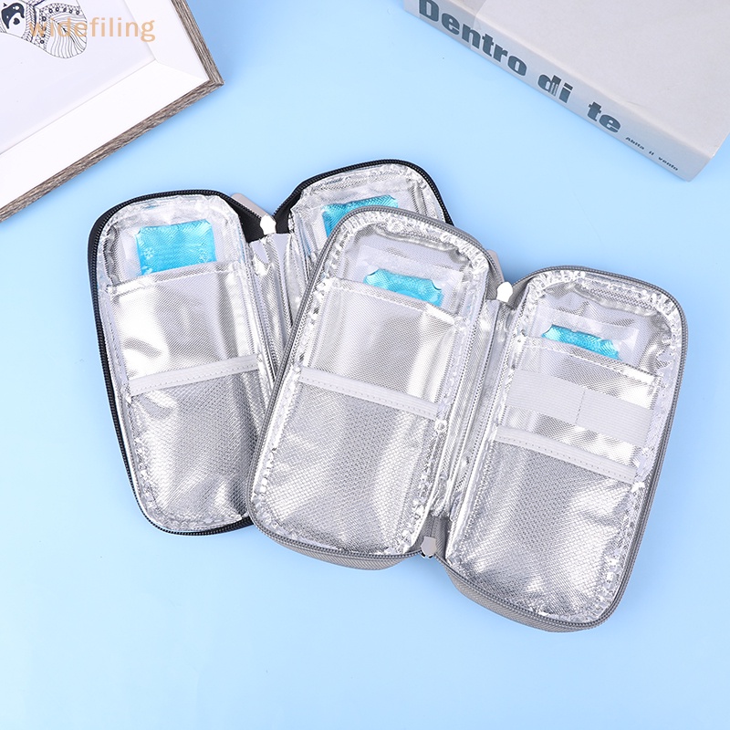Túi Du Lịch Insulin Làm Mát Cách Nhiệt Kèm 2 Túi Đá