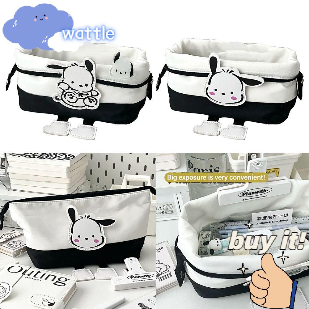WATTLE Túi Đựng Bút Hình Cún Con Có Khóa Kéo Sáng Tạo