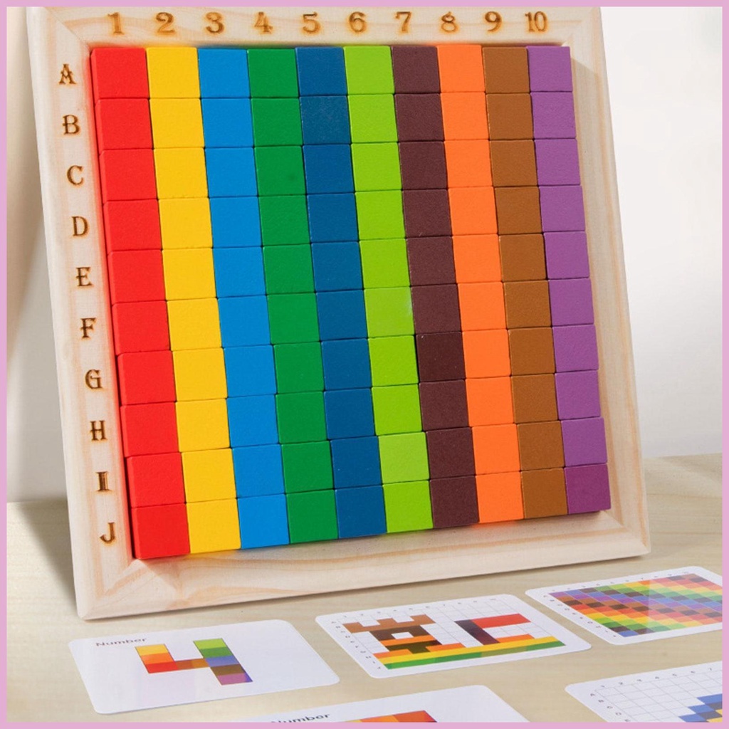 Đồ Chơi Khối Lập Phương 3D Montessori Giáo Dục Sớm Cho Bé Trai Bé Gái