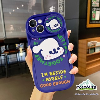 ốp trượt cam iPhone Thư con chó ốp lưng for 14 XR 13 11 12 Pro Max 8 7 6 6S Plus X Xs Max Se 2020 13 12 11