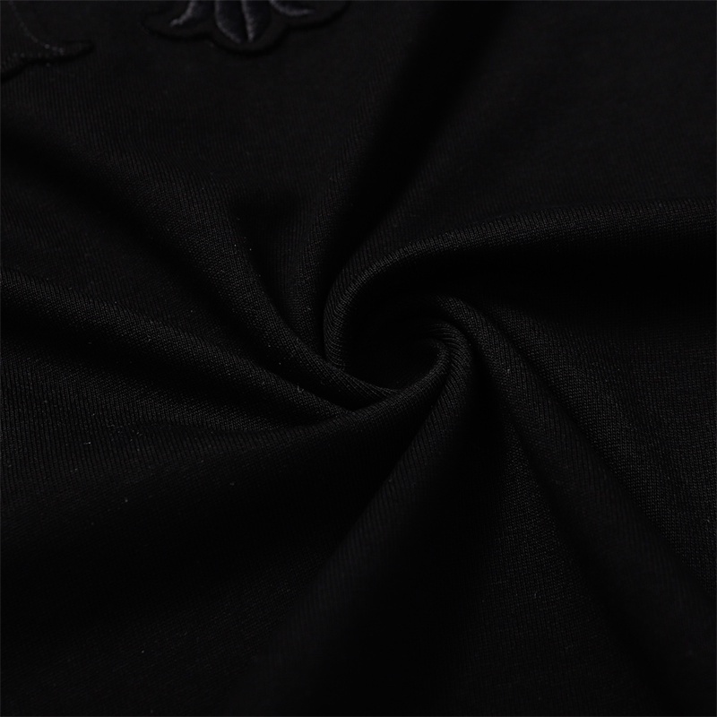 Chrome- Áo Thun Tay Ngắn Chồng Chéo Hạng Nặng Thêu Trái Tim S88-Mới