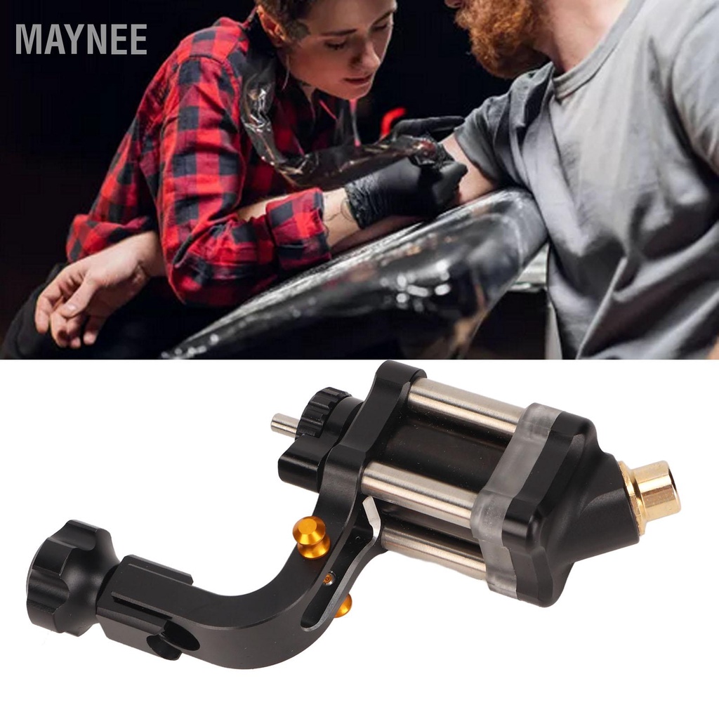 Maynee Máy xăm hình động cơ Coreless Không gian nhôm lót Shader Máy xăm quay RCA cho nghệ sĩ xăm hình snowa