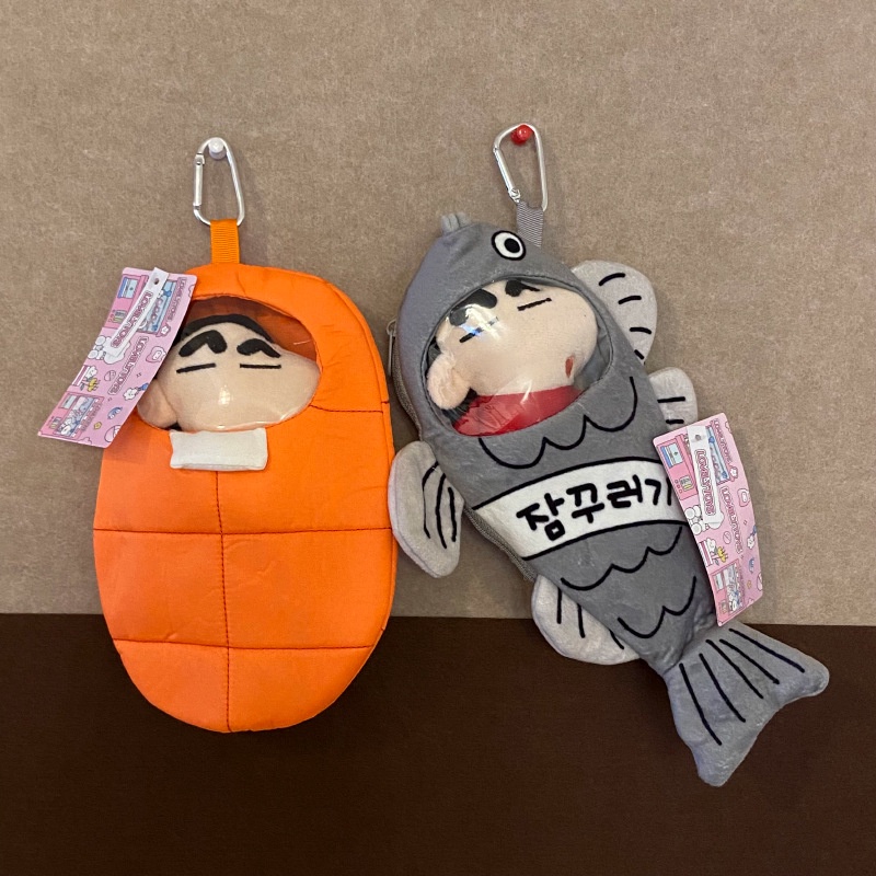 Túi Đựng Bút Chì / Mỹ Phẩm Dung Tích Lớn Hình Búp Bê Shin-Chan Hoạt Hình Sáng Tạo Dễ Thương Có Thể Tháo Rời