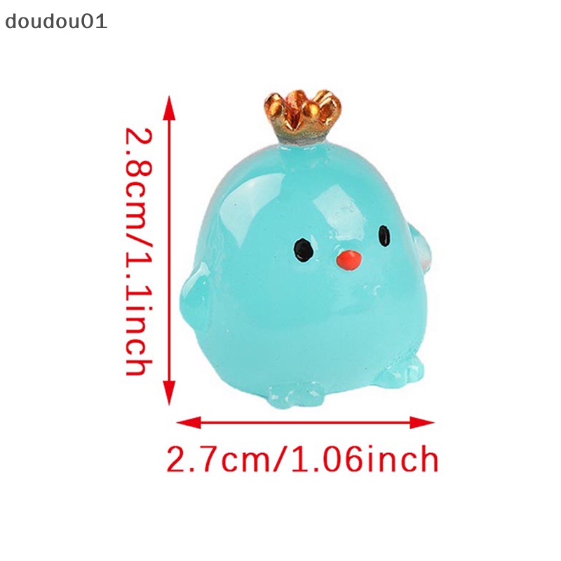 Đèn Ngủ Lập Thể Hình Gà Đội Vương Miện Thủ Công Bằng Nhựa resin Trang Trí Ban Đêm