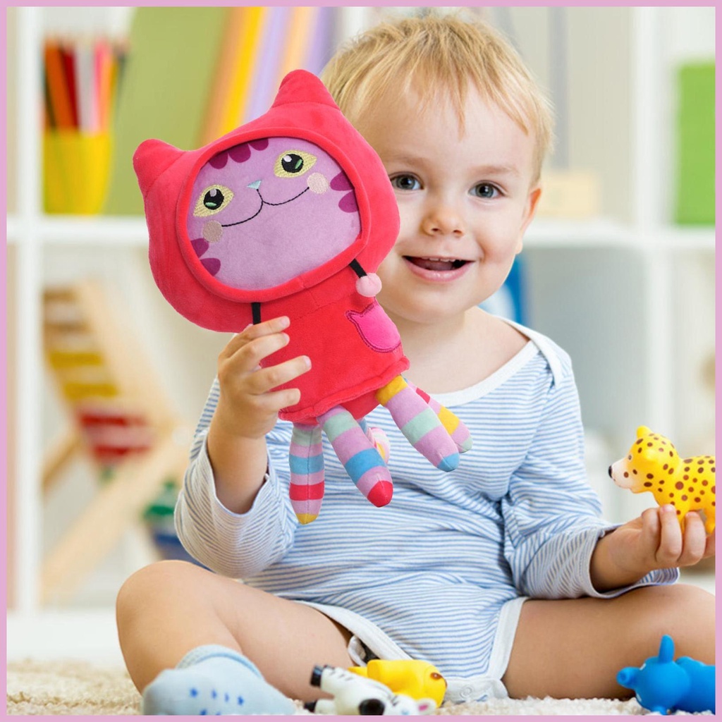 Đồ chơi nhồi bông Hình Mèo Hoạt Hình Đáng Yêu