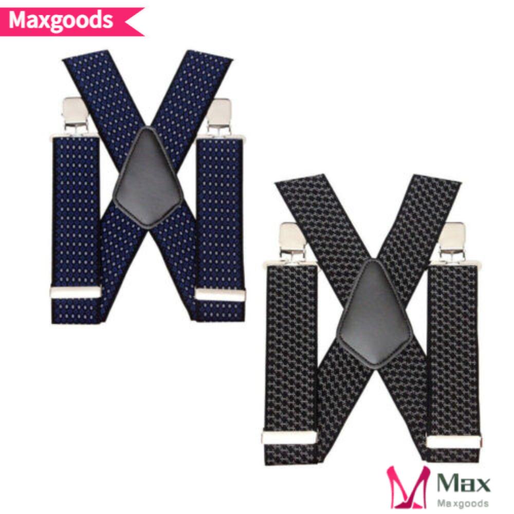 MAXG Dây Treo Quần Co Giãn Dày Dặn Có Thể Điều Chỉnh Cho Nam