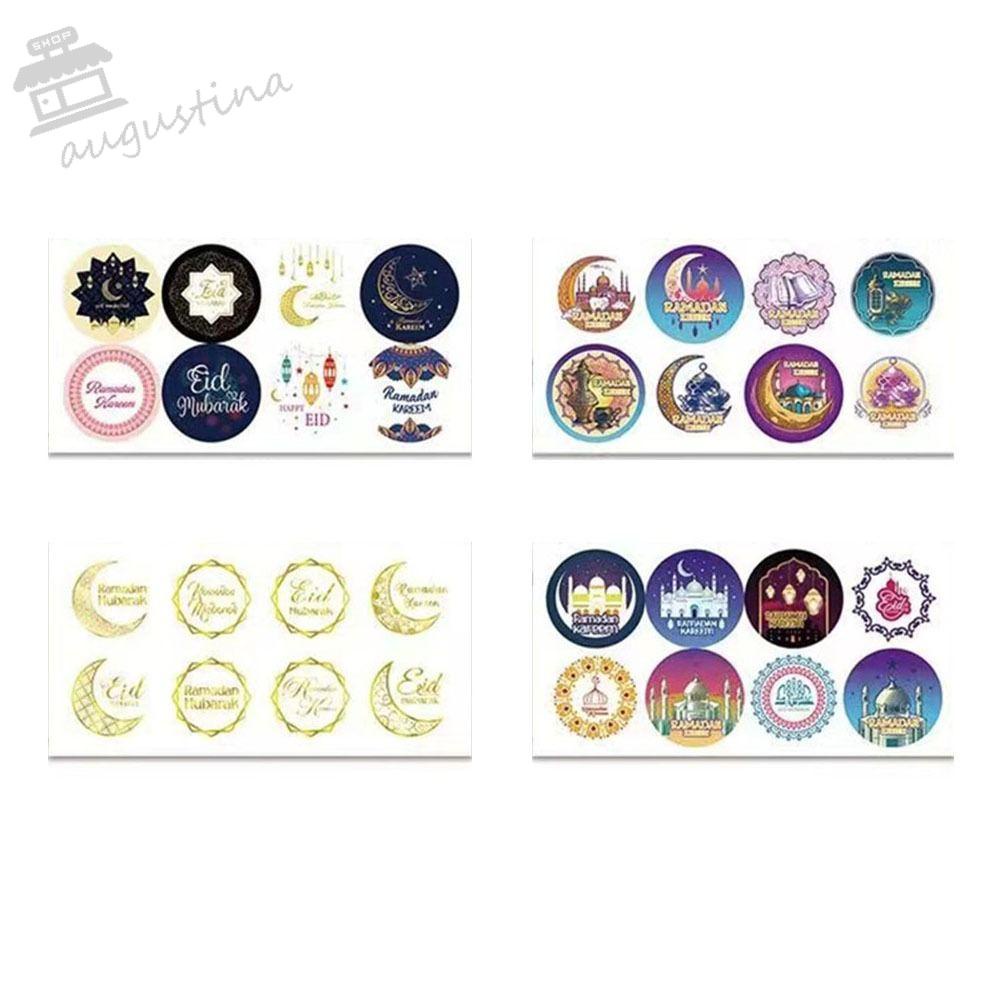 AUGUSTINA Hình Dán Trang Trí Hộp Quà Phong Cách Hồi Giáo Độc Đáo