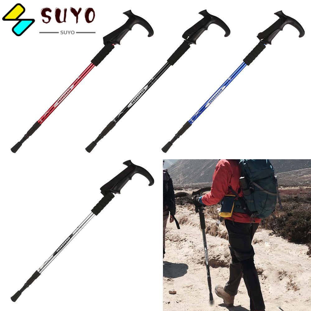 SUYO Đầu Bọc Bảo Vệ Gậy Đi Bộ Bằng Cao Su Siêu Nhẹ Có 4 Màu