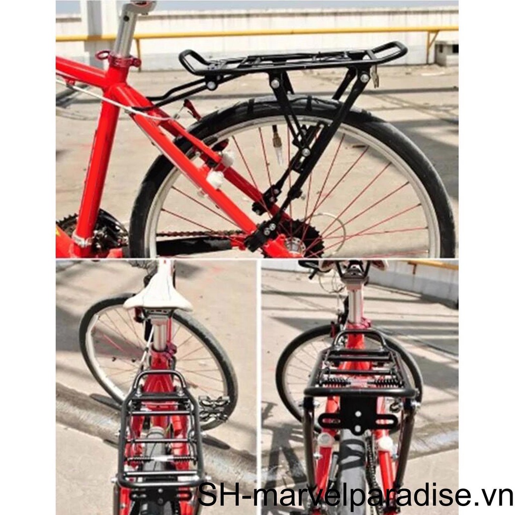 Giá Đỡ Hành Lý Phía Sau Bằng Hợp Kim Nhôm 25kg Cho Xe Đạp