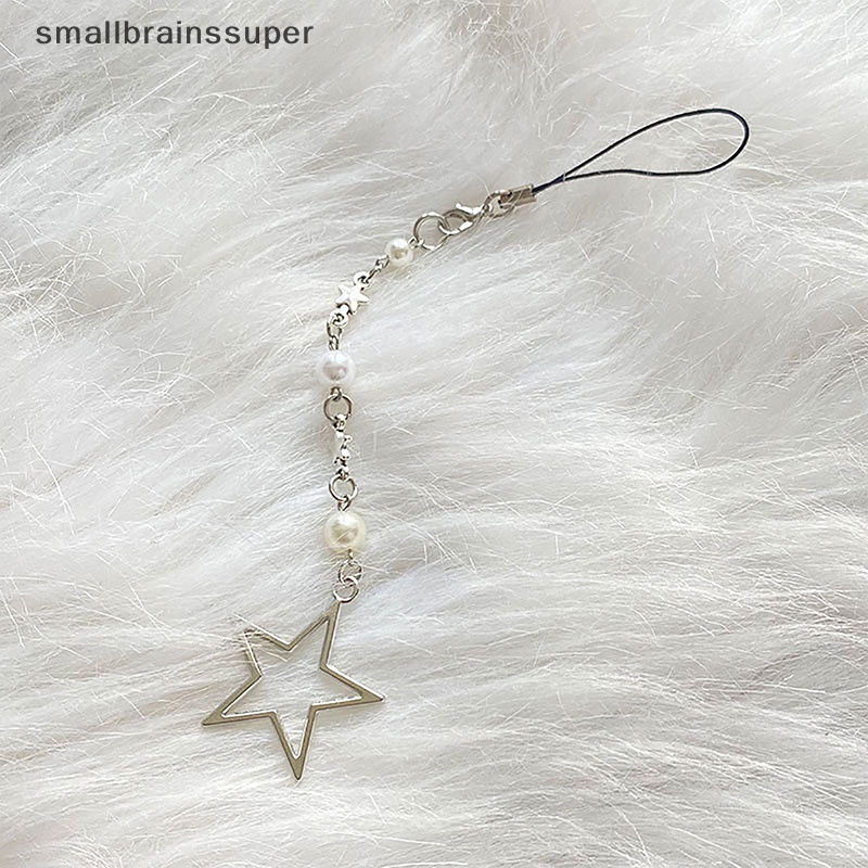 Dây Treo Điện Thoại / Chìa Khóa / Trang Sức Hình Ngôi Sao Ngọc Trai Thời Trang Y2K SBS